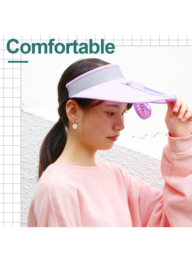 Generic Summer Sport Outdoor Fan Sun Hat Cap Cool for Cycling  - Image 2