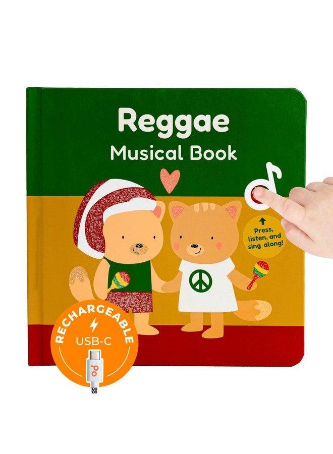 Cali's Books Cali's Books Reggae Musical Book for Toddlers 1-3 with Favorite Bob Marley Songs. Sound Book for Toddlers 1-3 for Kids  - Image 1