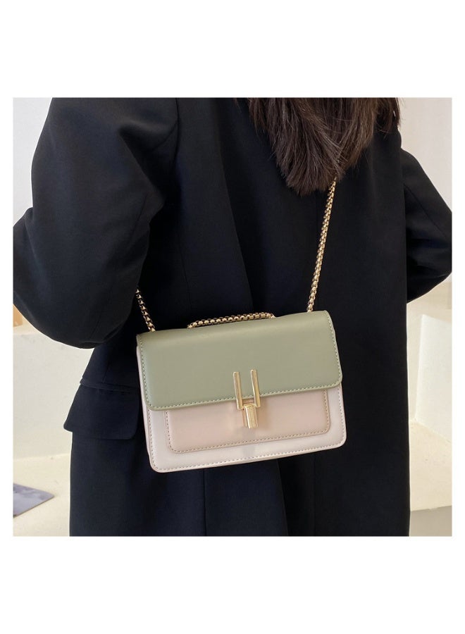 Elegant Mini Turnlock Crossbody Bag for Women - Chic Faux Leather Shoulder Purse with Adjustable Chain Strap, Perfect for Office, Evening Events & Travel - Image 5