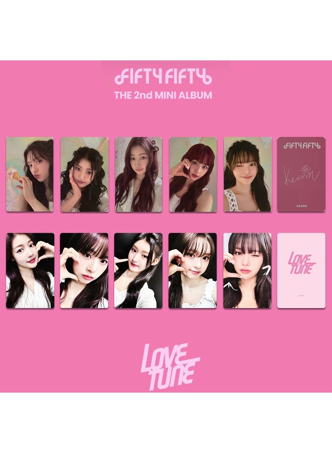 NIBEMINENT 5 Pcs Kpop FIFTY FIFTY Love Tune Lomo Cards Card For Fans Collection Gifts - Image 2