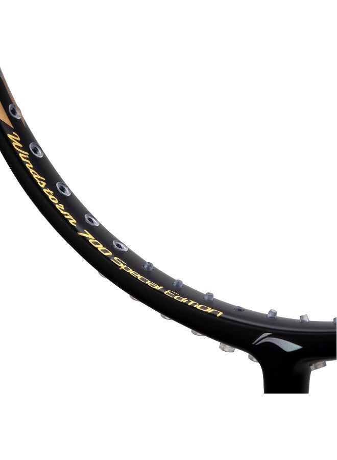 Li-Ning Racket - Windstorm 72 (Black/Gold) With Cover - Image 4