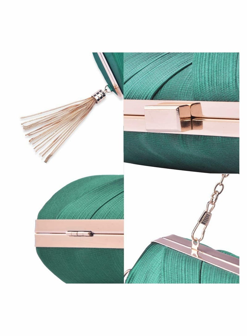 Zikra Womens Evening Clutch Bag Designer Evening Handbag, Lady Party Clutch Purse - Image 4