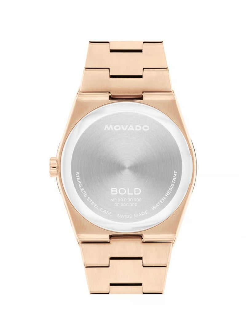 Movado Bold Quest Swiss Qtz White Round Dial Women's Watch - 3601188 - Image 3