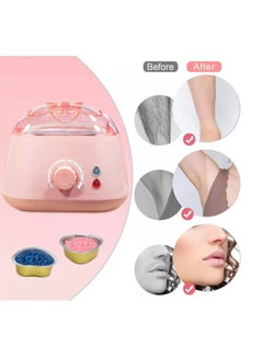 Joyeworld Warmer waxer Brazilian waxer kit with 4 packs of hard wax beads and tools, professional waxer for face, legs, underarms and bikini hair removal  - Image 2