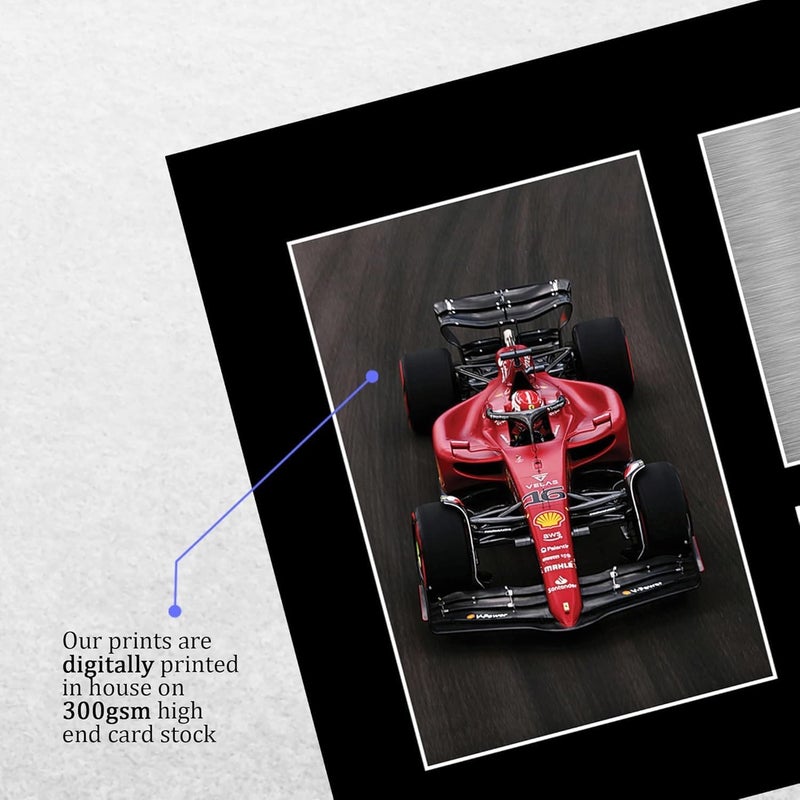 EMODA Charles Leclerc A4 Printed Autograph Picture – Formula 1 Racing Fan Gift, F1 Memorabilia, Unframed Poster, Bedroom, Office, Living Room Wall Decor, (20×30 cm) - Image 3
