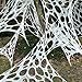 DAZONGE 2 Packs Spider Webs Halloween Decorations Outdoor 900sqft Stretchy Spider Webbing for Halloween Decor Spooky Spider Web Decorations for Hunted House Halloween Party - Image 3