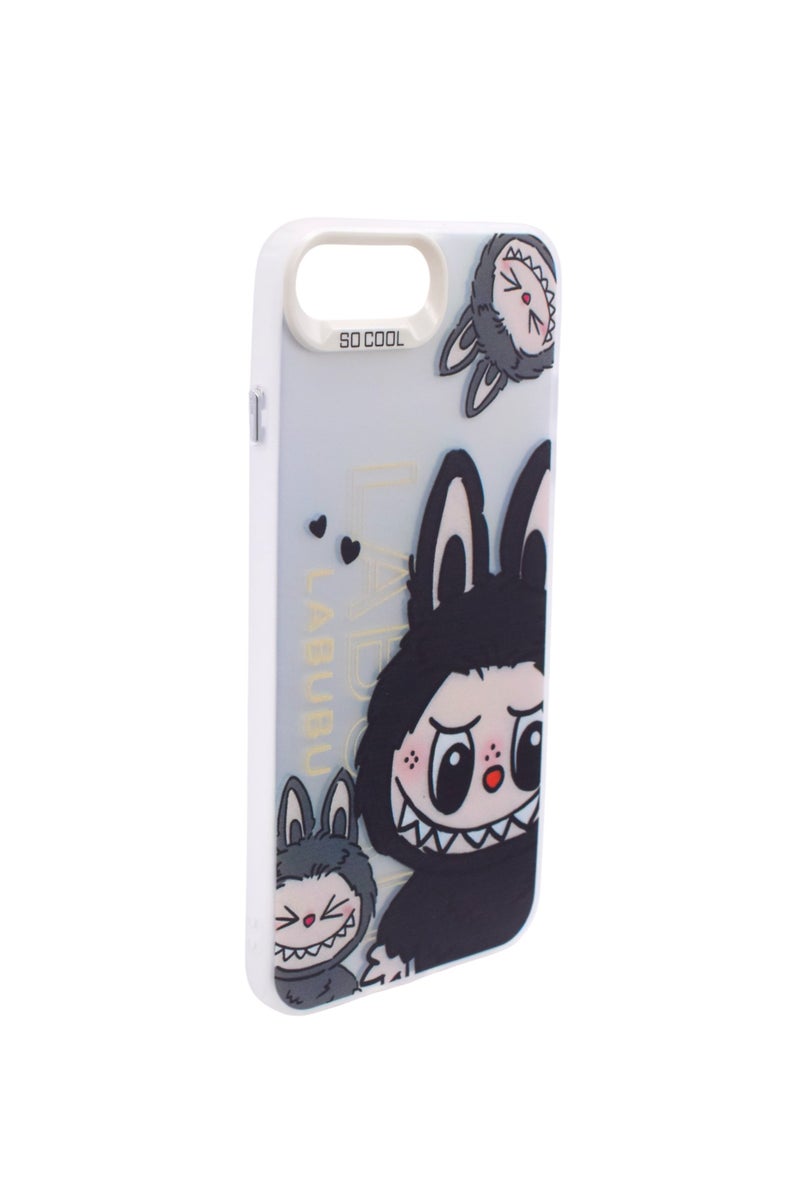 TPU LABUBU Printed Back Cover Case For iPhone 7 Plus - Multicolor CFS904 - Image 2