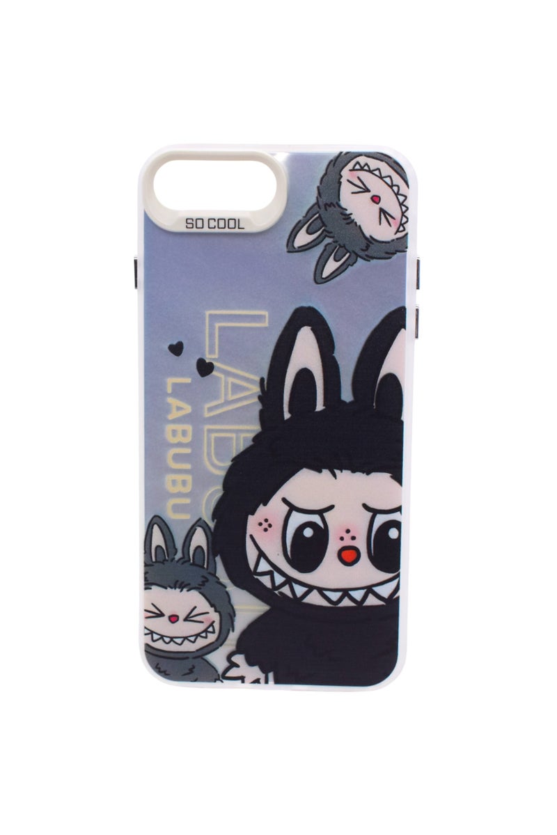 TPU LABUBU Printed Back Cover Case For iPhone 7 Plus - Multicolor CFS904 - Image 1