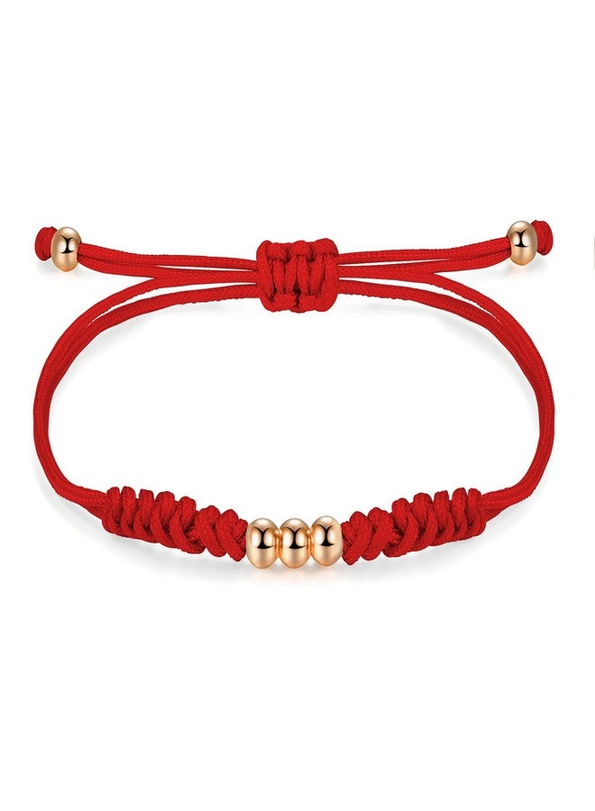JENDEAR SHINE Braided Rope Bracelet for Women, Handmade Bracelet With Beads And Knots, Birthday Friendship Lucky Jewelry Gifts for Women - Image 1
