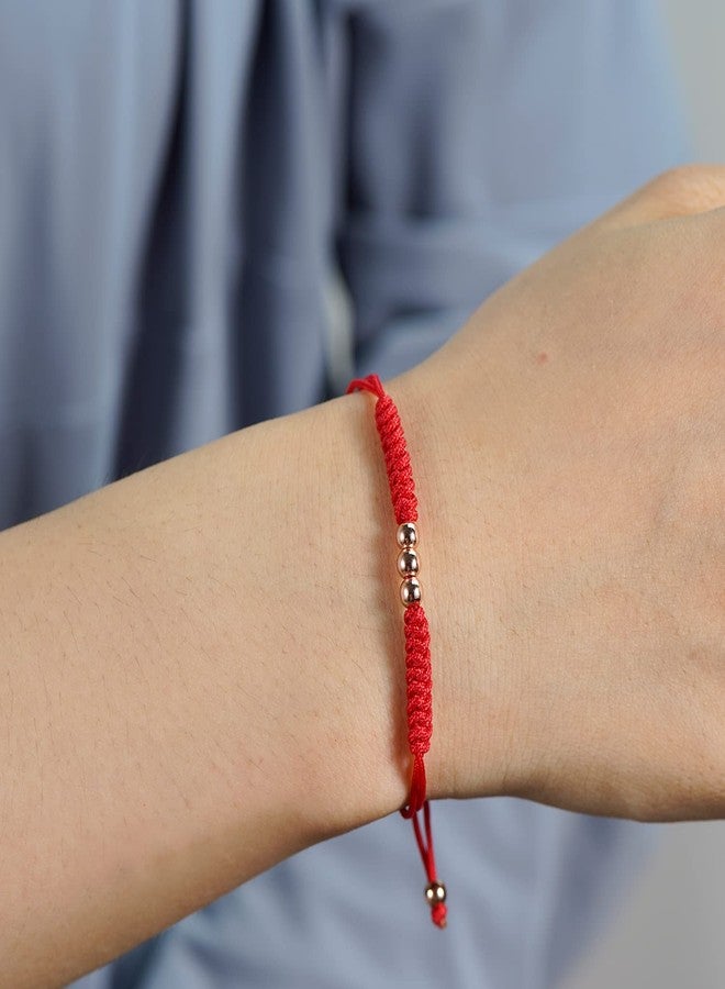 JENDEAR SHINE Braided Rope Bracelet for Women, Handmade Bracelet With Beads And Knots, Birthday Friendship Lucky Jewelry Gifts for Women - Image 3