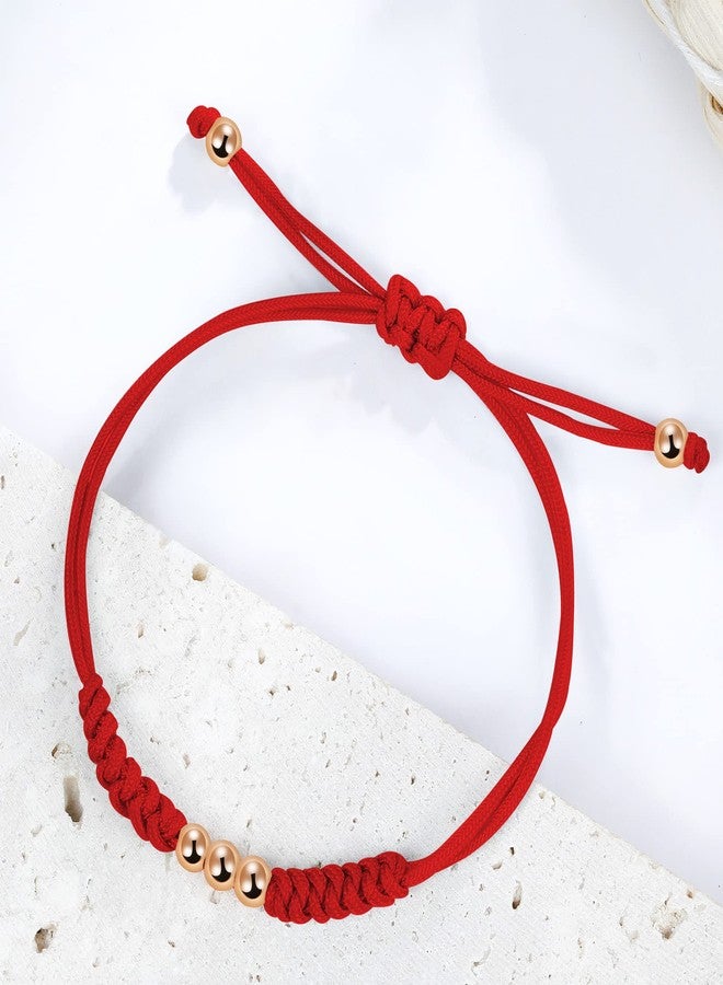 JENDEAR SHINE Braided Rope Bracelet for Women, Handmade Bracelet With Beads And Knots, Birthday Friendship Lucky Jewelry Gifts for Women - Image 2