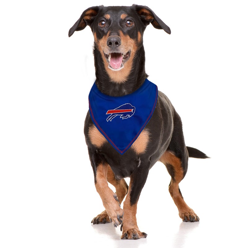 Pets First NFL Buffalo Bills TIE Bandana, Small/Medium. Dog Bandana Scarf Bib for Pet Cat Dog. The Ultimate Game-Day, Party Bandana (BUF-3550-S-M) - Image 3