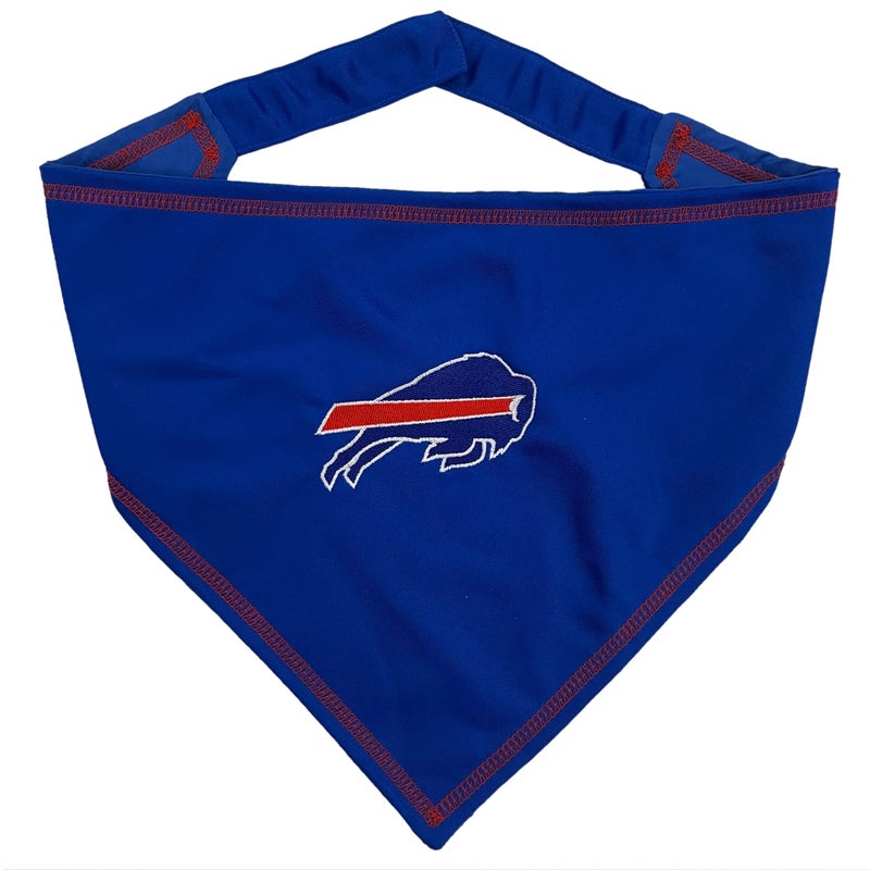 Pets First NFL Buffalo Bills TIE Bandana, Small/Medium. Dog Bandana Scarf Bib for Pet Cat Dog. The Ultimate Game-Day, Party Bandana (BUF-3550-S-M) - Image 1