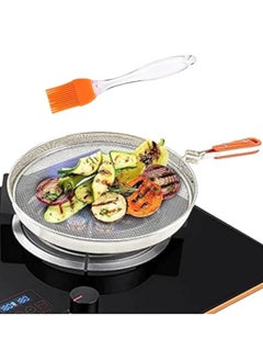 Accessorize Kingdom Phulka Grill for Gas Stove, Grill Tawa Jali for Kitchen, Cooking Stainless Steel Papad Jali, Mesh Brinjal Roaster, Roti Grill Basket, Pulka Pan Roaster Grill for Gas  - Image 1