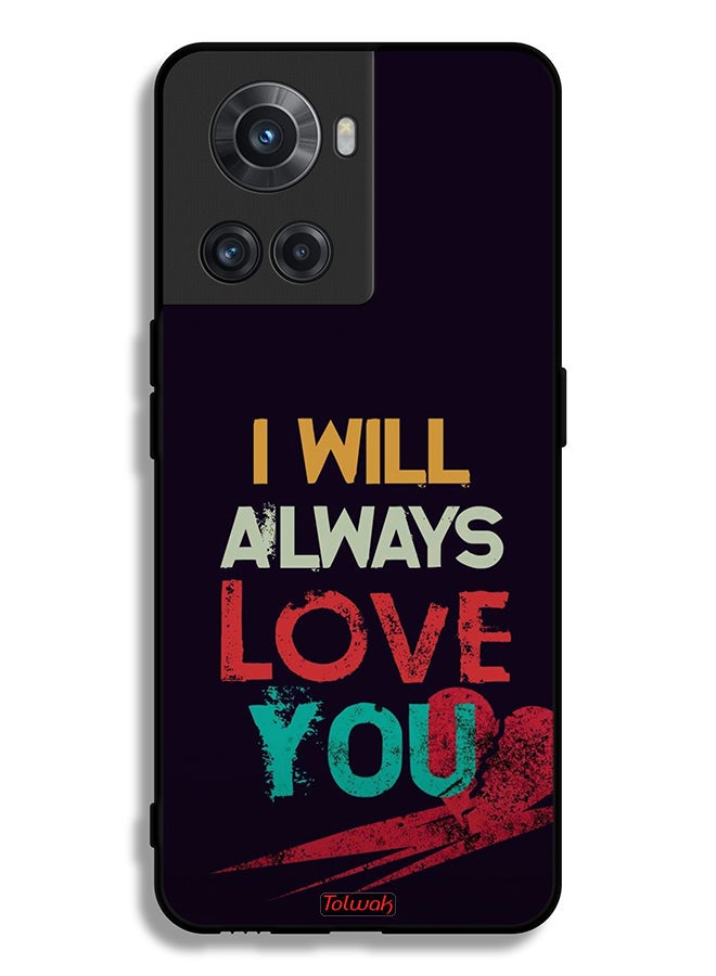 Tolwak OnePlus 10R 5G Protective Case Cover I Will Always Love You - Image 2