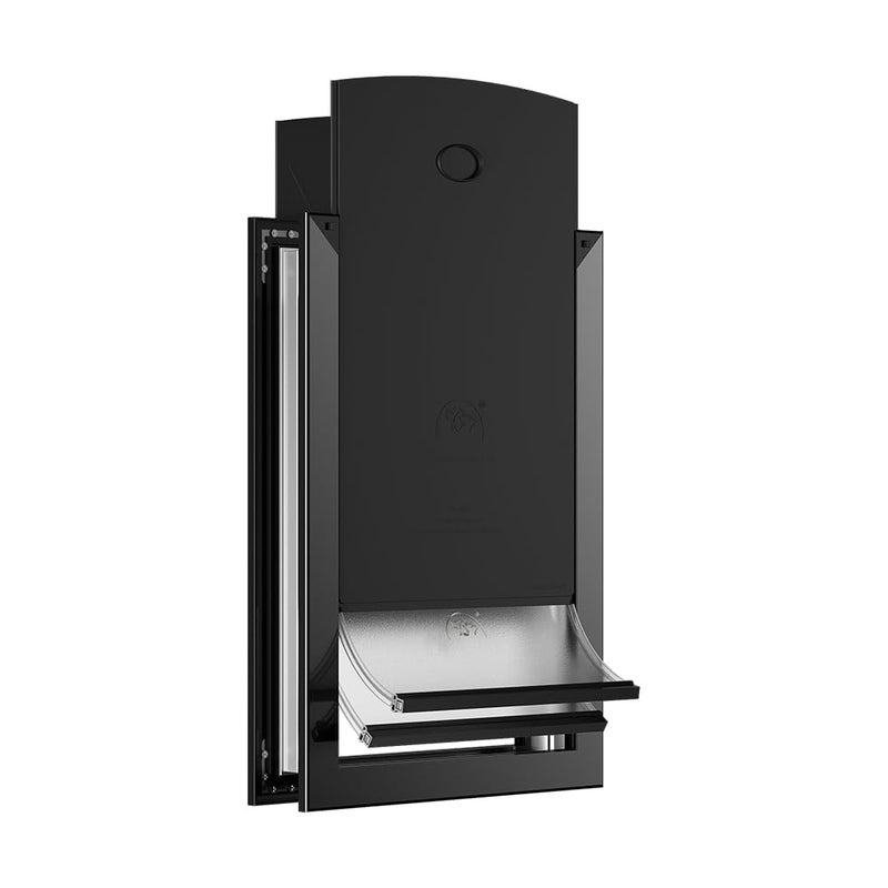 MAVRICPOWER [MAVRICPOWER] Aluminum Large Dog Door for Door, Doggie Door with Two Sliding Panels for Extreme Weather, Doggy Door for Large Dogs up to 80lbs - Image 1
