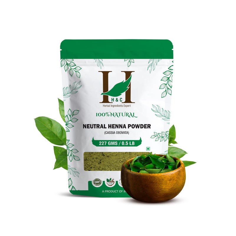 HC 100 Pure Neutral Henna PowderColorless HennaSenna PowderCassia Obovata 227g  12 lb  8 ounces For conditioning your hair without coloring