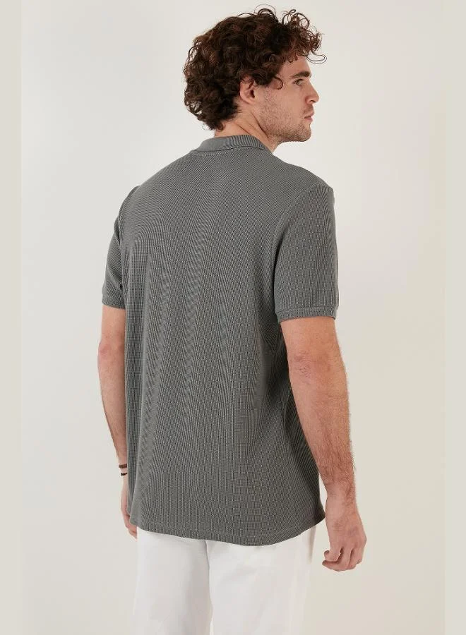 Buratti  Buratti Cotton Regular Fit Polo Neck T Shirt Men's Polo Neck T Shirt 5902645 for Men | Best Price UAE