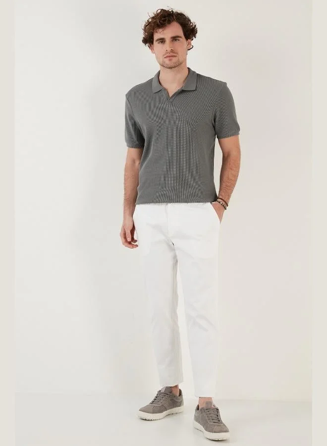 Buratti  Buratti Cotton Regular Fit Polo Neck T Shirt Men's Polo Neck T Shirt 5902645 for Men | Best Price UAE