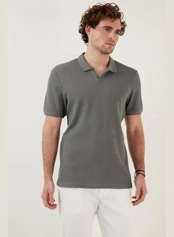 Buratti Cotton Regular Fit Polo Neck T Shirt Men's Polo Neck T Shirt 5902645