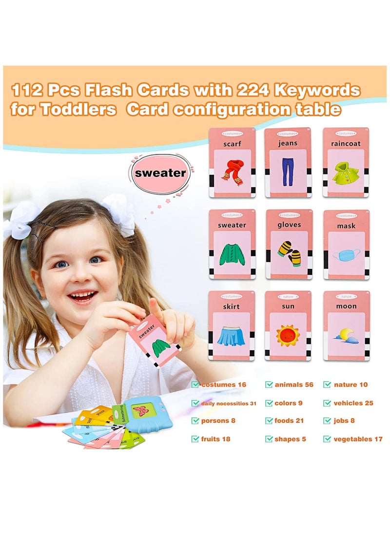 Talking Flash Cards for Toddlers 3+ Years with 224 Sight Words Bilingual Learning & Education Toys Speech Therapy Autism Reading Machine Preschool Montessori Toys Birthday Gifts for Kids (Blue) - pzsku/Z74B07742089735CE47FCZ/45/_/1698392964/fb7b3816-db14-42f2-aba3-030625792b1b