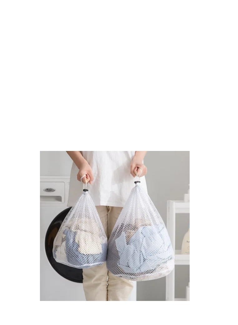 3Pcs Mesh Laundry Bags Reusable Mesh Laundry Bag Durable Mesh Laundry Bag for Underwear, Delicate Socks, Baby Clothes, Bra Shoes, Knitted Clothes BUKELA  - Image 2