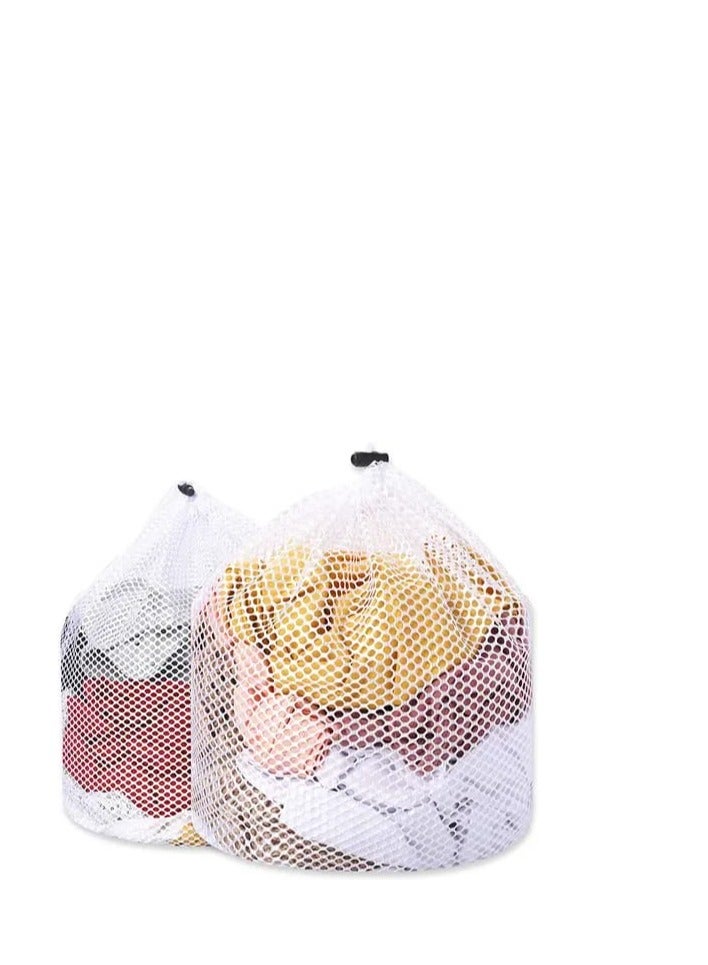 3Pcs Mesh Laundry Bags Reusable Mesh Laundry Bag Durable Mesh Laundry Bag for Underwear, Delicate Socks, Baby Clothes, Bra Shoes, Knitted Clothes BUKELA  - Image 3
