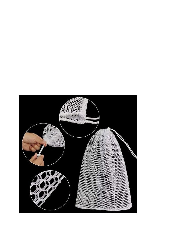 3Pcs Mesh Laundry Bags Reusable Mesh Laundry Bag Durable Mesh Laundry Bag for Underwear, Delicate Socks, Baby Clothes, Bra Shoes, Knitted Clothes BUKELA  - Image 4