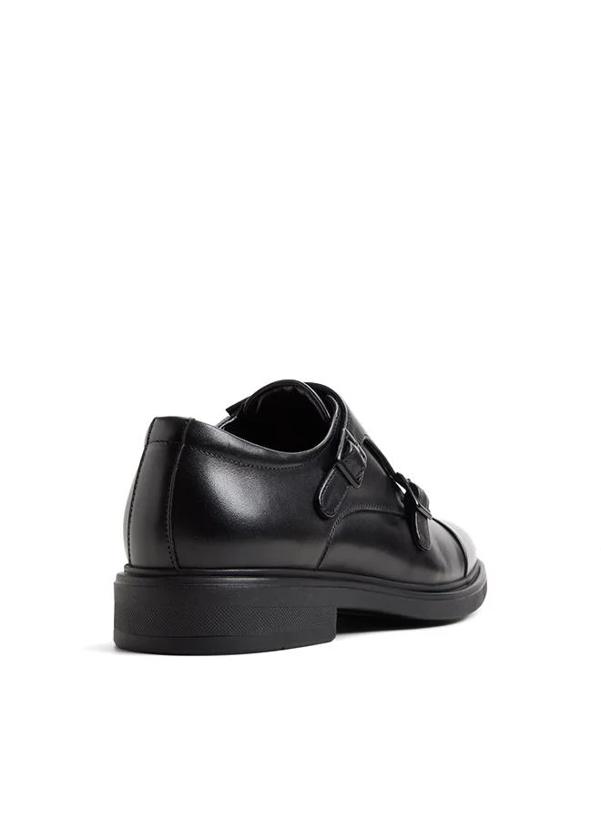 الدو Leandro Men's Black Formal Slip on Shoes