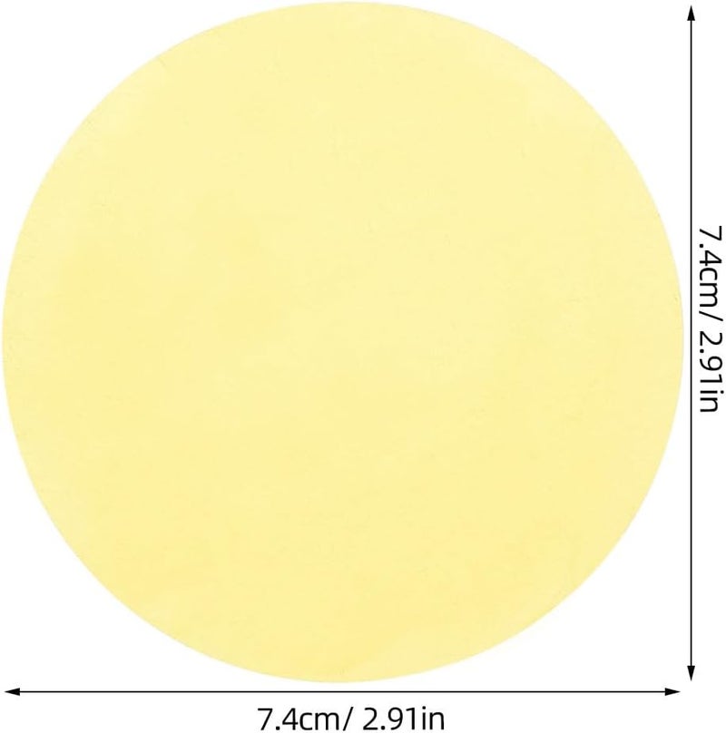 15pcs Correction Gel Light Filter Sticker - 7.4cm/3" Color Filter Film Colored Sheets Round Correction Film for Lamp Headlight - Image 2
