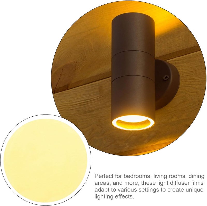 15pcs Correction Gel Light Filter Sticker - 7.4cm/3" Color Filter Film Colored Sheets Round Correction Film for Lamp Headlight - Image 3
