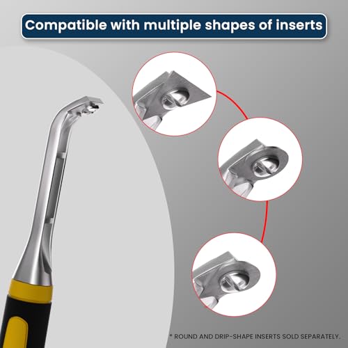 LU&MN Carbide Scraper Tool – 1-INCH Tungsten Carbide Triangular Blade, Heavy-Duty Paint, Glue & Putty Remover with Ergonomic Non-Slip Handle - Image 5