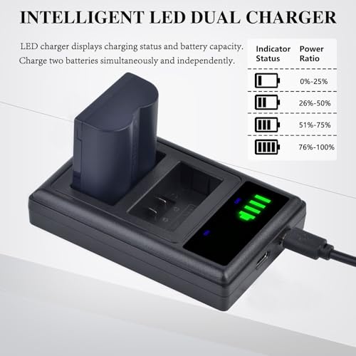 PowerTrust 2X CGA-S006 CGA-S006E Battery + Dual USB Charger for Panasonic Lumix DMC-FZ7, DMC-FZ8, DMC-FZ18, DMC-FZ28, DMC-FZ30, DMC-FZ35, DMC-FZ38, DMC-FZ50 DMW-BMA7 - Image 5
