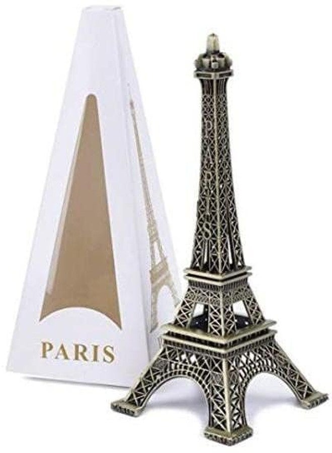 PICKARTME World Famous Building Small Metal Eiffel Tower Antique Vintage Statue for Wedding,Room,Office,Decorative Showpeice for Home, Desk Decor,Gifts,Table Stand (Eiffel Tower (15 cm)) - Image 3