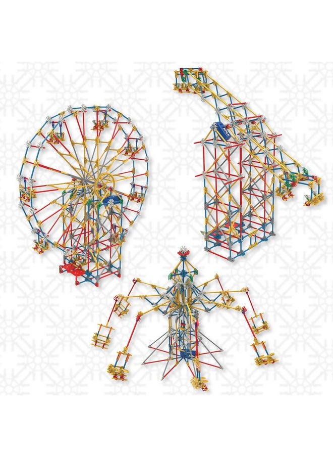 K'NEX K'NEX - 3-in-1 Classic Amusement Park Building Set - 744 Pieces, Motorized, Kid Construction Set‚ Ages 9+  - Image 3