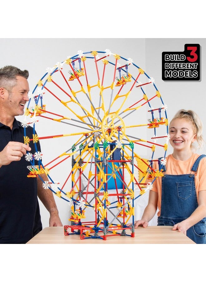 K'NEX K'NEX - 3-in-1 Classic Amusement Park Building Set - 744 Pieces, Motorized, Kid Construction Set‚ Ages 9+  - Image 4
