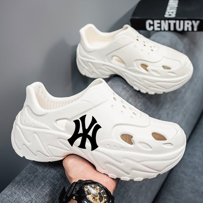 Croc Shoes Men'S New Summer Work Shoes Sports Thick-Soled Toe-Cap Heel Non-Slip Sandals Eva Sandals And Slippers - Image 3