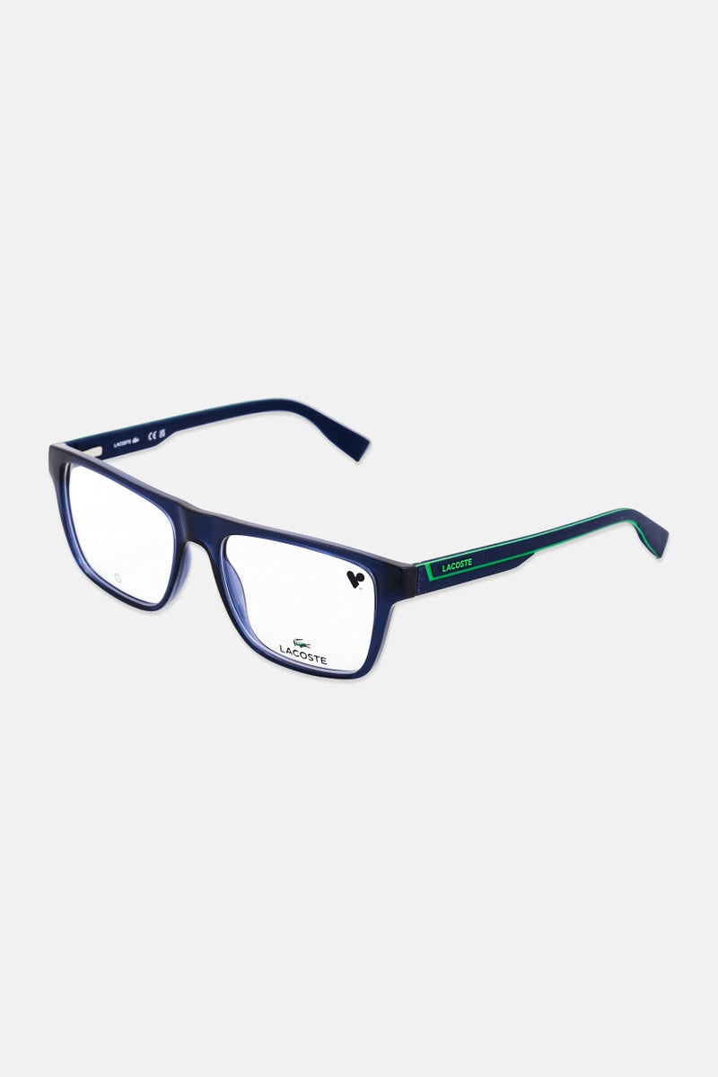 LACOSTE Men L2951 410 Square Eyeglasses, Navy - Image 3