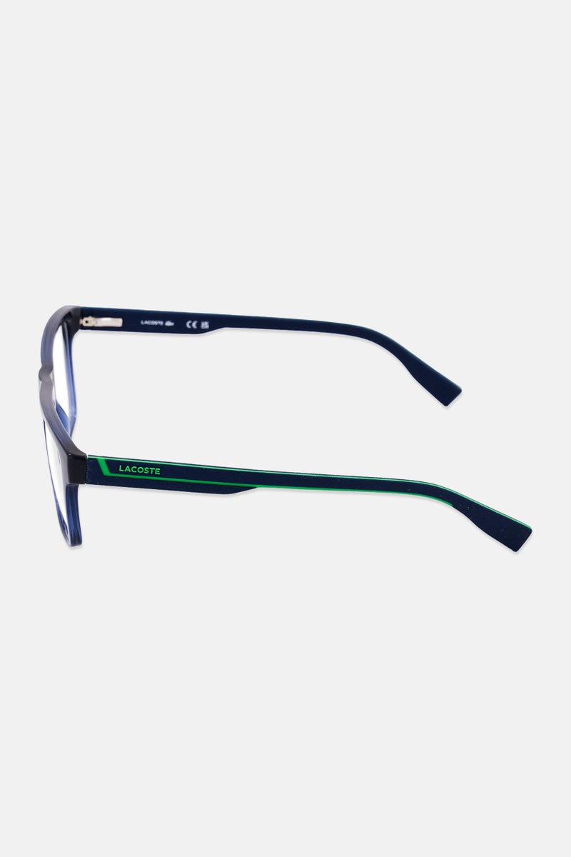 LACOSTE Men L2951 410 Square Eyeglasses, Navy - Image 4