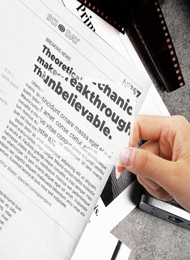 Liobelon 30 Pieces Credit Card Sized Magnifying Lenses Wallet Magnifier Card Fresnel Lens Fire Starter Magnifying Sheet for Reading - Image 4