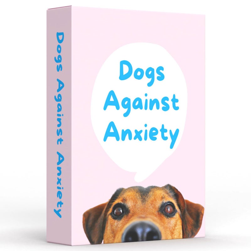 CATCHYOURDREAMS Dogs Against Anxiety Cards 50 Anxiety Relief Cards CBT Mindfulness Exercises Calming Gift for Women Dog Lovers Kids - Image 2