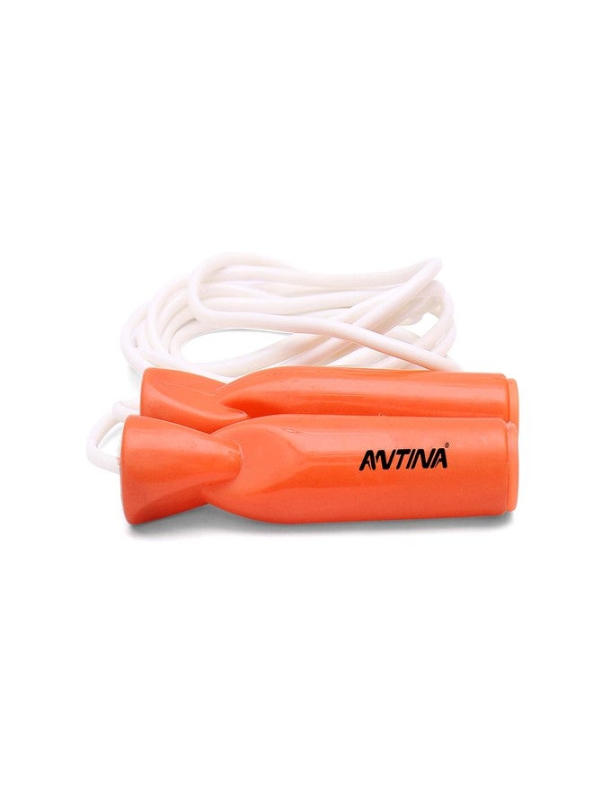 Antina Pro-Orange-White Jump Rope Workout-Professional Skipping Rope Silicone Comfortable Grips, Heavy Jump Ropes Adults Fitness Women Men, Cardio Boxing Endurance Training Exercise - Image 3