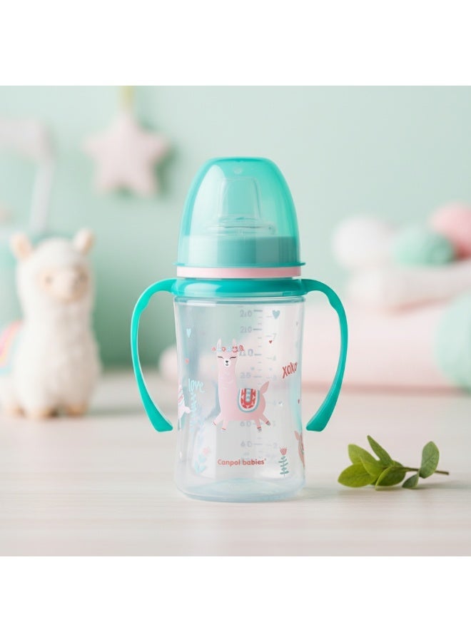 كانبول بيبز كوب تدريب كانبول بيبز بمقابض مضيئة من البولي بروبيلين إيزي ستارت 240 مل - حيوانات غريبة - أخضر - 6 أشهر فما فوق - Image 2
