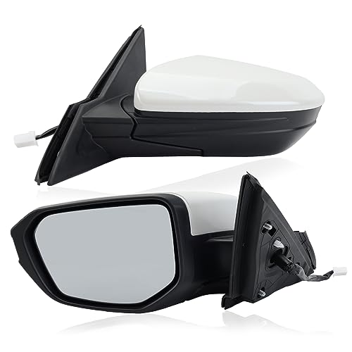 MOFOAP Driver Side Mirror Compatible With 2016 2017 2018 2019 2020 2021 Honda Civic Coupe Sedan Hatchback,Mirror with Power Glass,Non-Heated,Manual Folding - Image 1