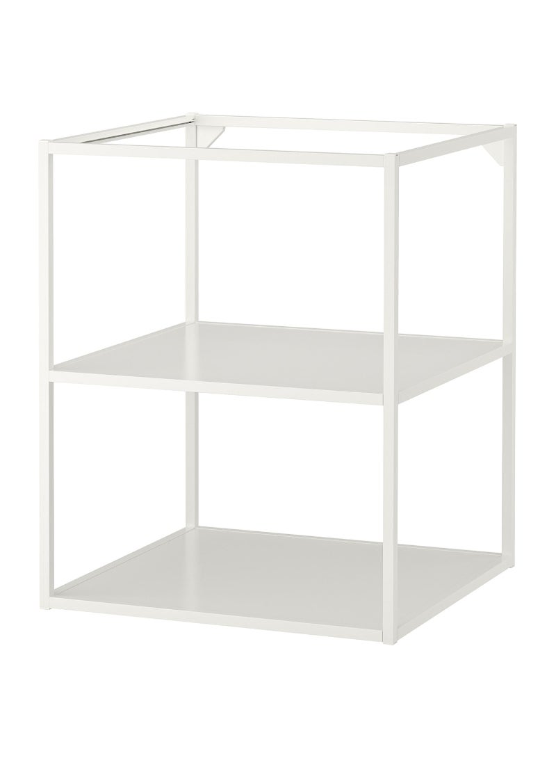IKEA FRAKTA Base fr w shelves - white - 60x60x75 cm  - Image 1