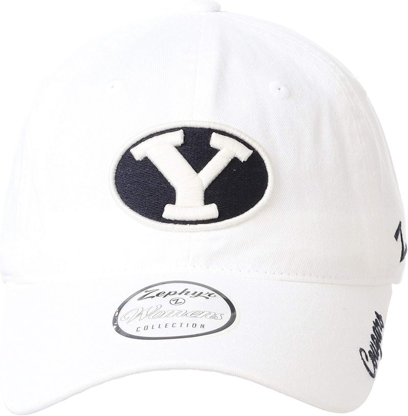 ZHATS NCAA Womens Adjustable Scholarship Hat Icon White - Image 3