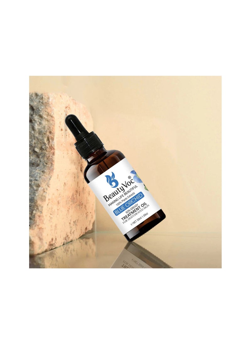 BEAUTY VOC Blue Orchid Oil, Pure Blue Orchid Extract and Nourishing Oils for Hydration and Restoration for Dry and Damaged Skin. Experience Youthful Glow and Enhanced Complexion, 50ml  - Image 3