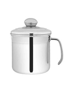 6 October Alu, Milk Pot ( High) With Stainless Handle Size 12Cm  - Image 1