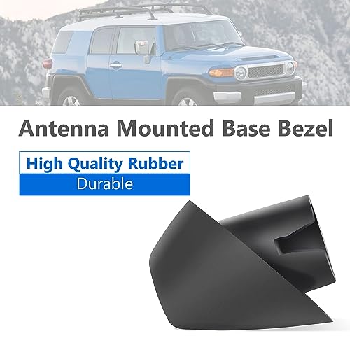 Anina Antenna Base for Toyota FJ Cruiser 2007-2017 Antenna Mount Car Radio Antenna Ornament 8639235032, 8639235031 Rubber Antenna Grommet Topper - Image 5