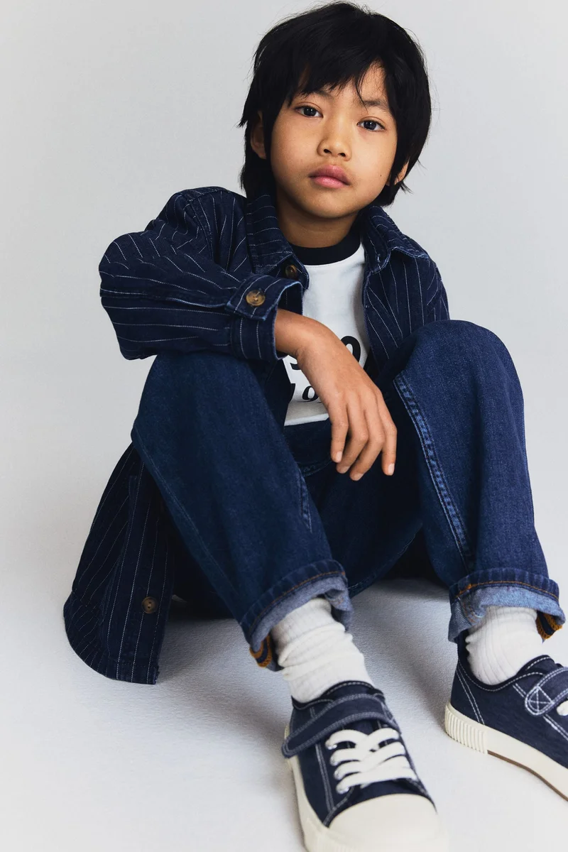 H&M Loose-fit tapered jeans